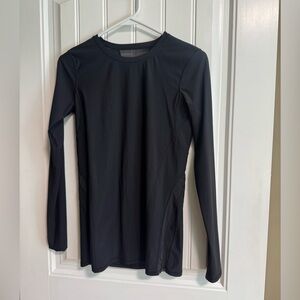 Lululemon Black Long Sleeve Running Top w/ Mesh